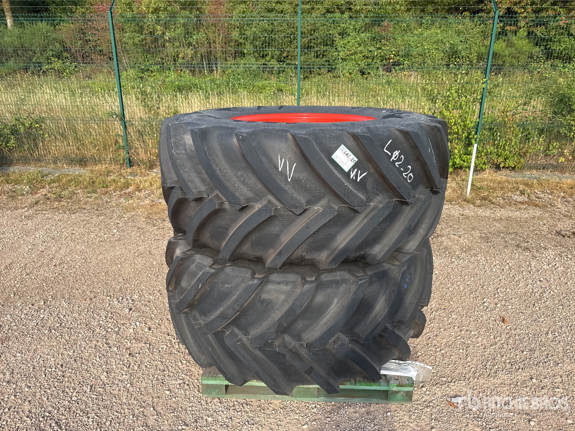 Mitas 650/65R34 TL 161 D Qte De 2 Roues Qty Of 2 Wheels