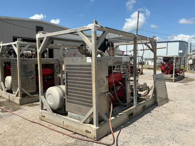 2009 Gardner-Denver Skid-Mounted 20K @20K 20gpm water blaster 6068 JD engine 50ft 20K H/P Hose, 1, 20K zero Thrust Gun Water Pump