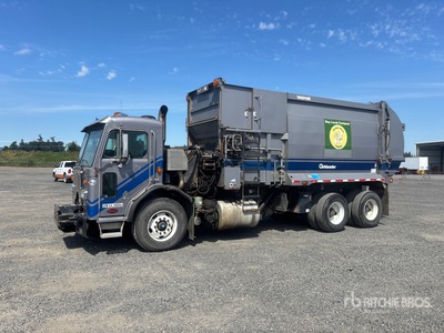 2011 Peterbilt 320 6x4 Side Loader Waste Collection Truck