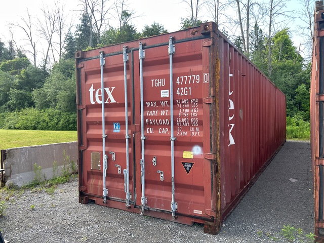 2005 40 ft Standard Storage Container w/ Contents