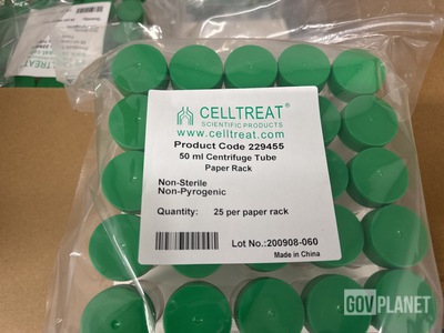 (5) Boxes of 50mL Centrifuge Tube - Paperboard Racks