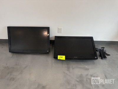 (2) Dynex DC-L321-10A Televisions w/Wall Mounts