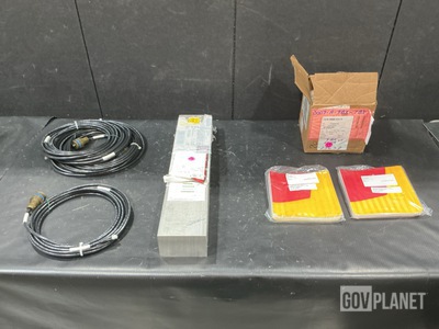 (9) Reflective Sheeting’s, (2’) of Metal Bar, (4) Cables & Assorted Items