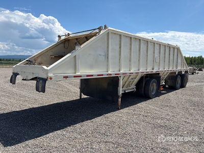 1987 Allweld 39 ft Tri/A Rimorchio a fondo mobile materiale sfuso