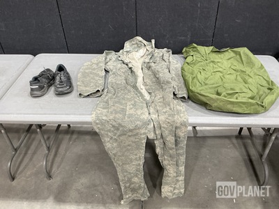 (44) Pairs of Running Shoes, (27) Clothing Bags & Assorted Items