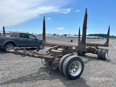 2007 Better Weigh T/A Turntable Short Wood Log Trailer