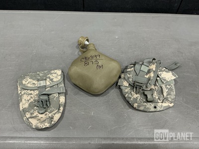 (35) Entrenching Tool Carriers, (95) Canteen Pouches & (30) Water Canteens