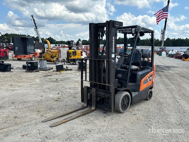 Doosan GC25S-9 4600 lb Cushion Tire Forklift