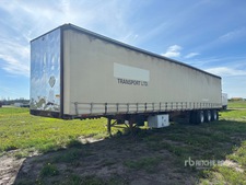 2008 Utility 53 ft Tri/A Pritsche-Plane Anhänger