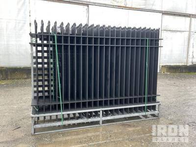 Greatbear Qty of 30 Wrought Iron Site Fencing Fencing (Unused)