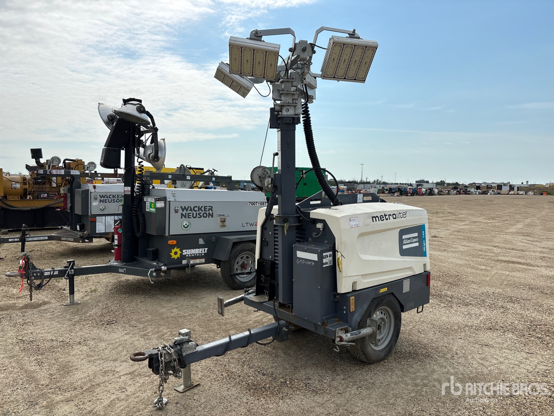 2021 Atlas Copco HiLight V4W K 7.2 kW Light Tower
