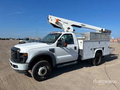 Versalift on 2009 Ford F-450 4x2 Bucket Truck