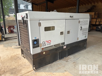 Wacker Neuson G70 58 kW Skid-Mounted Generator Set