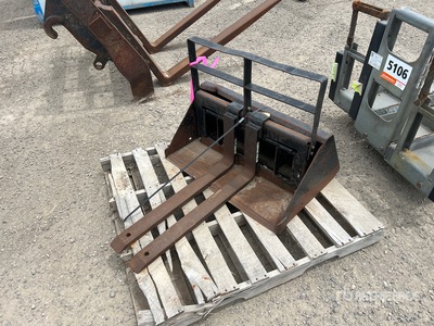 Skid Steer Forks and Bucket