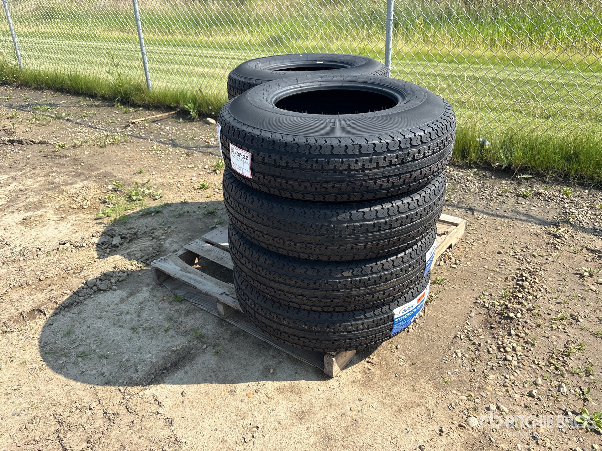 Quantity of (8) Durun ST235/80R16 Tires (Unused)