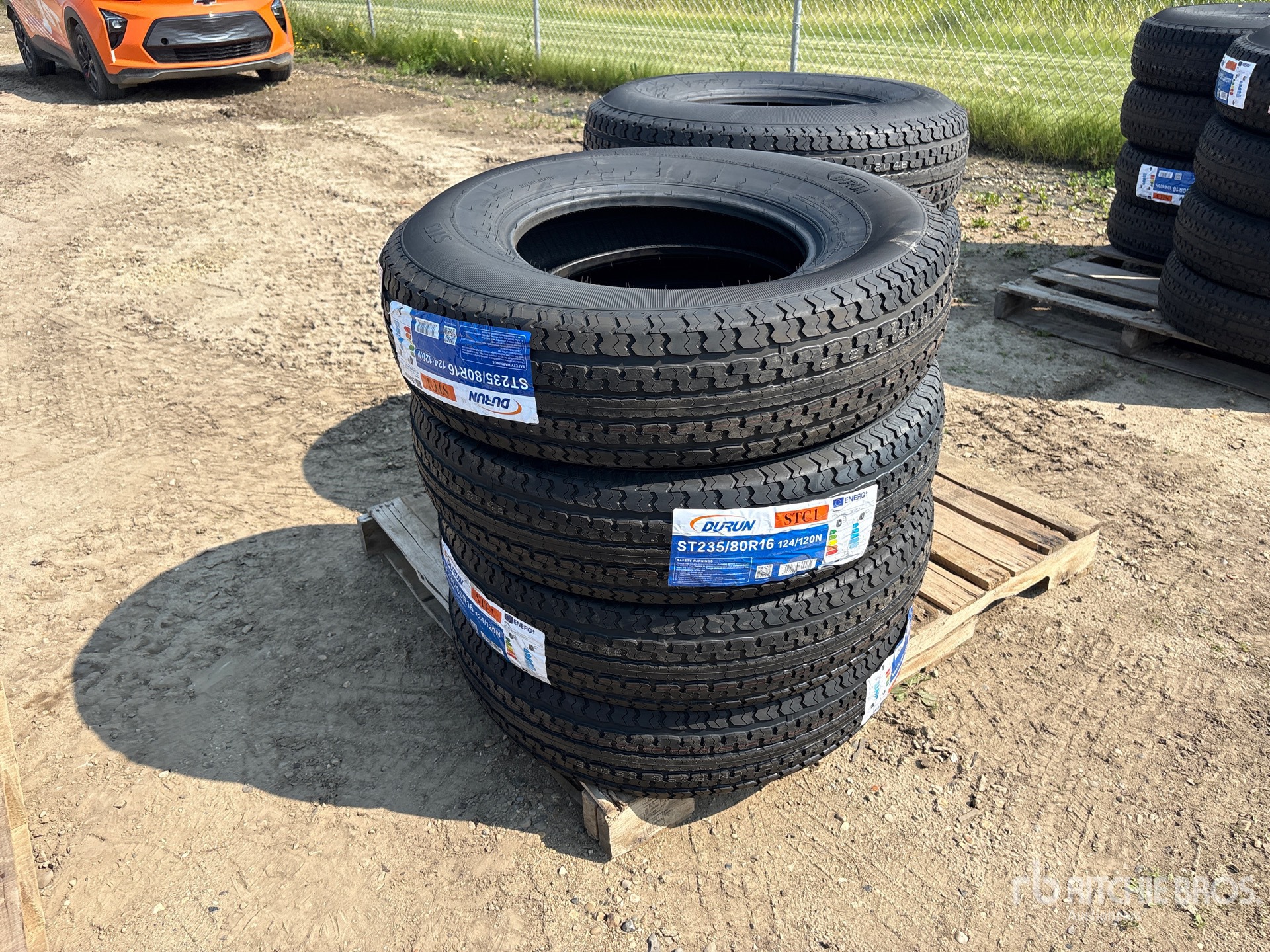 Quantity of (8) Durun ST235/80R16 Tires (Unused)