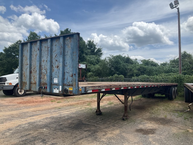 1995 Fruehauf 48 ft T/A Flatbed Trailer