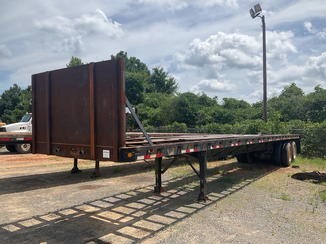 1985 Great Dane 48 ft T/A Flatbed Trailer