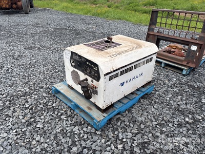 Skid-Mounted Vanair Viper Air Compressor Compresor de aire