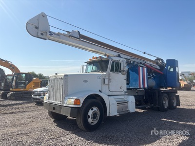 Piradrill LHD-5G on 1996 Peterbilt 377 6x4 Digger Derrick Truck