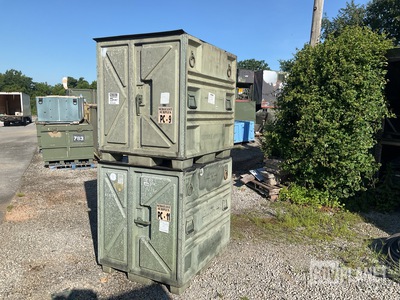 (3) Plastics Research Palcon Pallet Containers