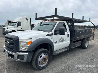 2012 Ford F-550 XL 4x4 Flatbed Truck