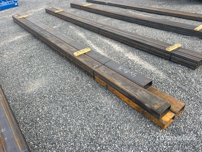 Quantity of (4) 4 In x 8 in Rectangle Tubing (Unused)
