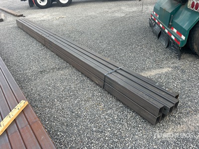 Quantity of (8) 4 In x 5 In Rectangle Tubing (Unused)