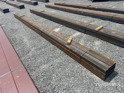 Quantity of (12) 3 In x 3 In Square Tubing (Unused)