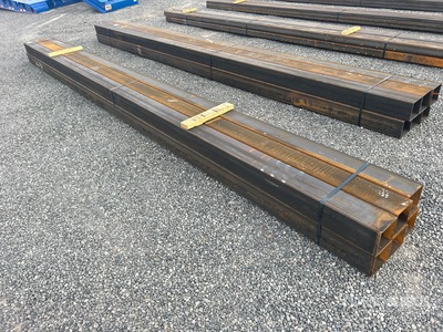 Quantity of 6x6x3/16 Square Tube