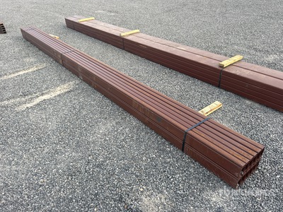 Quantity of 4 In Steel C-Purlin Varios metales