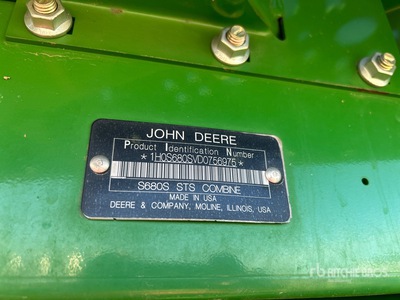 2013 John Deere S680 Cosechadora