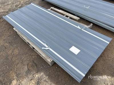 Quantity of (30) 2026 PABREAK GMR294 Metal Roof Panels معدات بناء متنوعة (Unused)