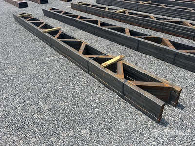 Quantity of (5) 18 In. Steel Trusses (Unused)