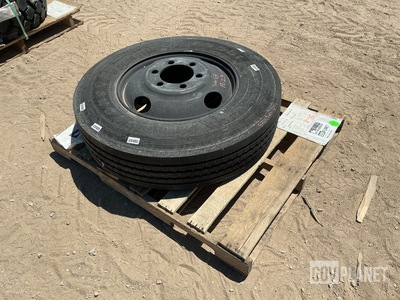 Firestone 10R22.5 Tire w/Wheel
