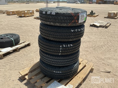 (5) Firestone LT235/85R16 Tires w/Wheels