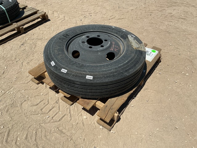 Goodyear 10R22.5 Tire w/Wheel