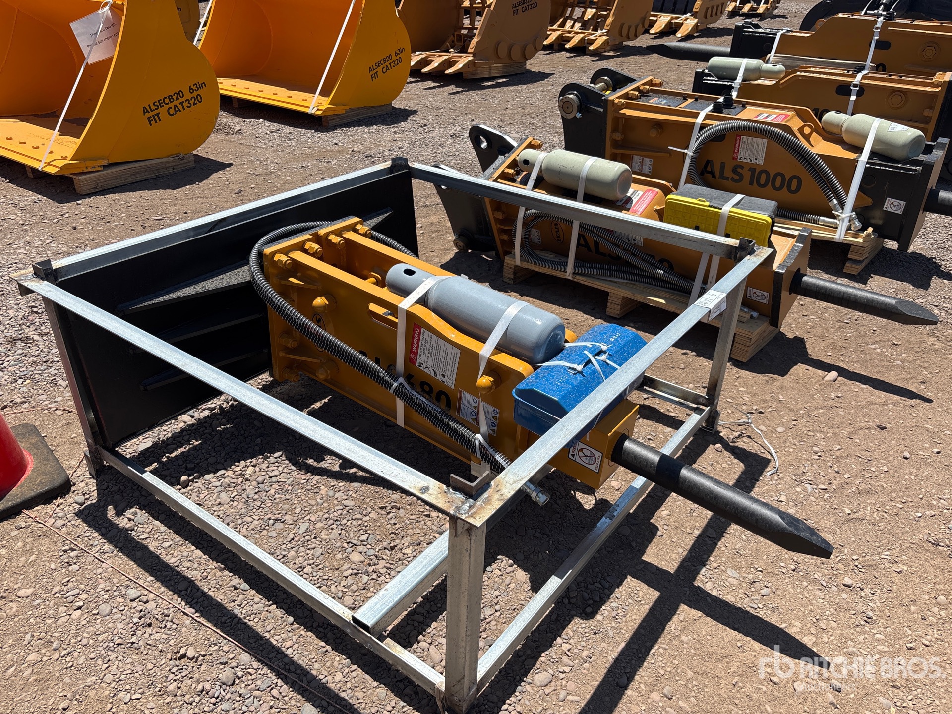 2026 LYALS ALS680 Skid Steer Breaker (Unused)