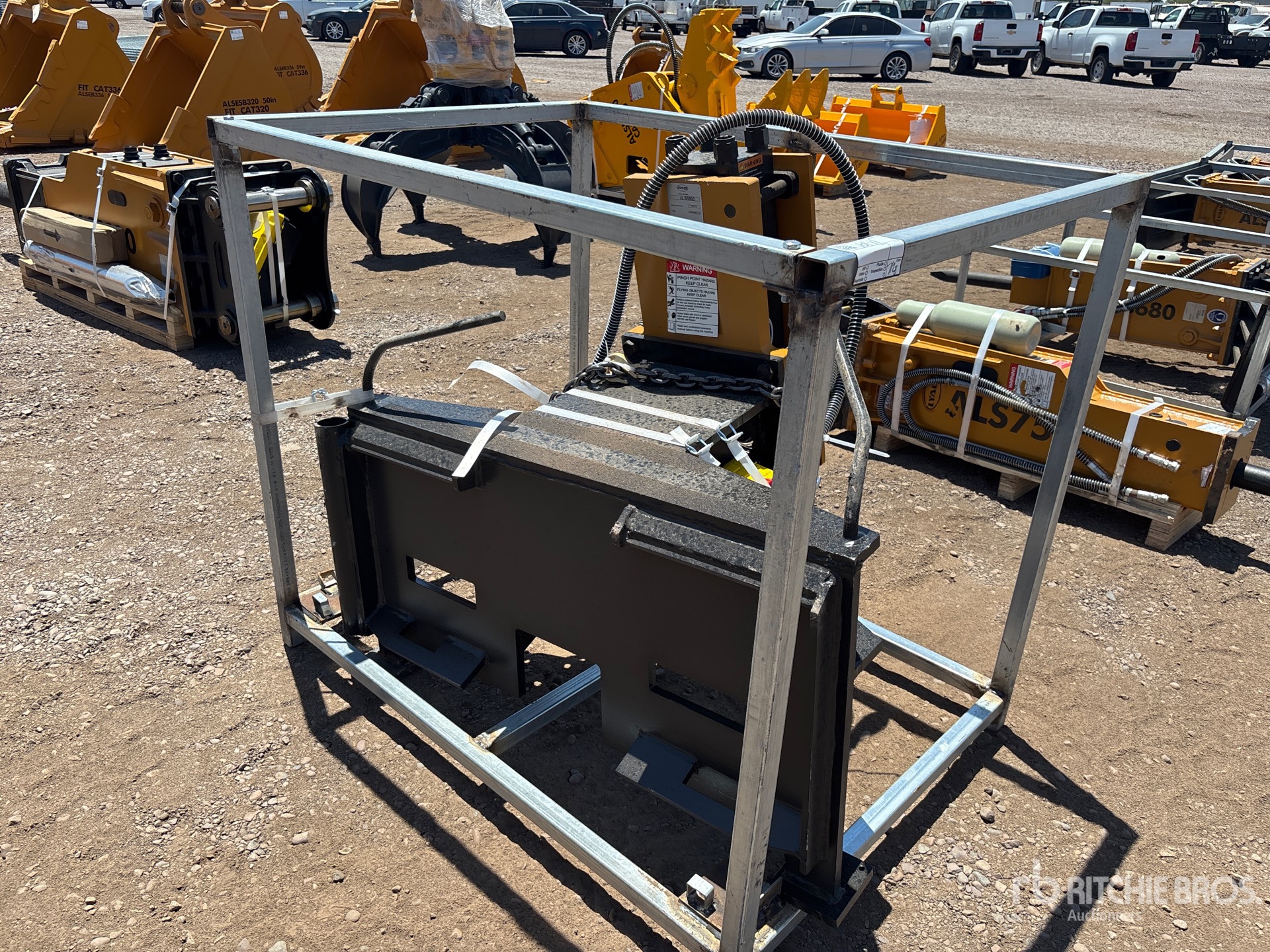 2026 LYALS ALS680 48 in Skid Steer Post Driver (Unused)