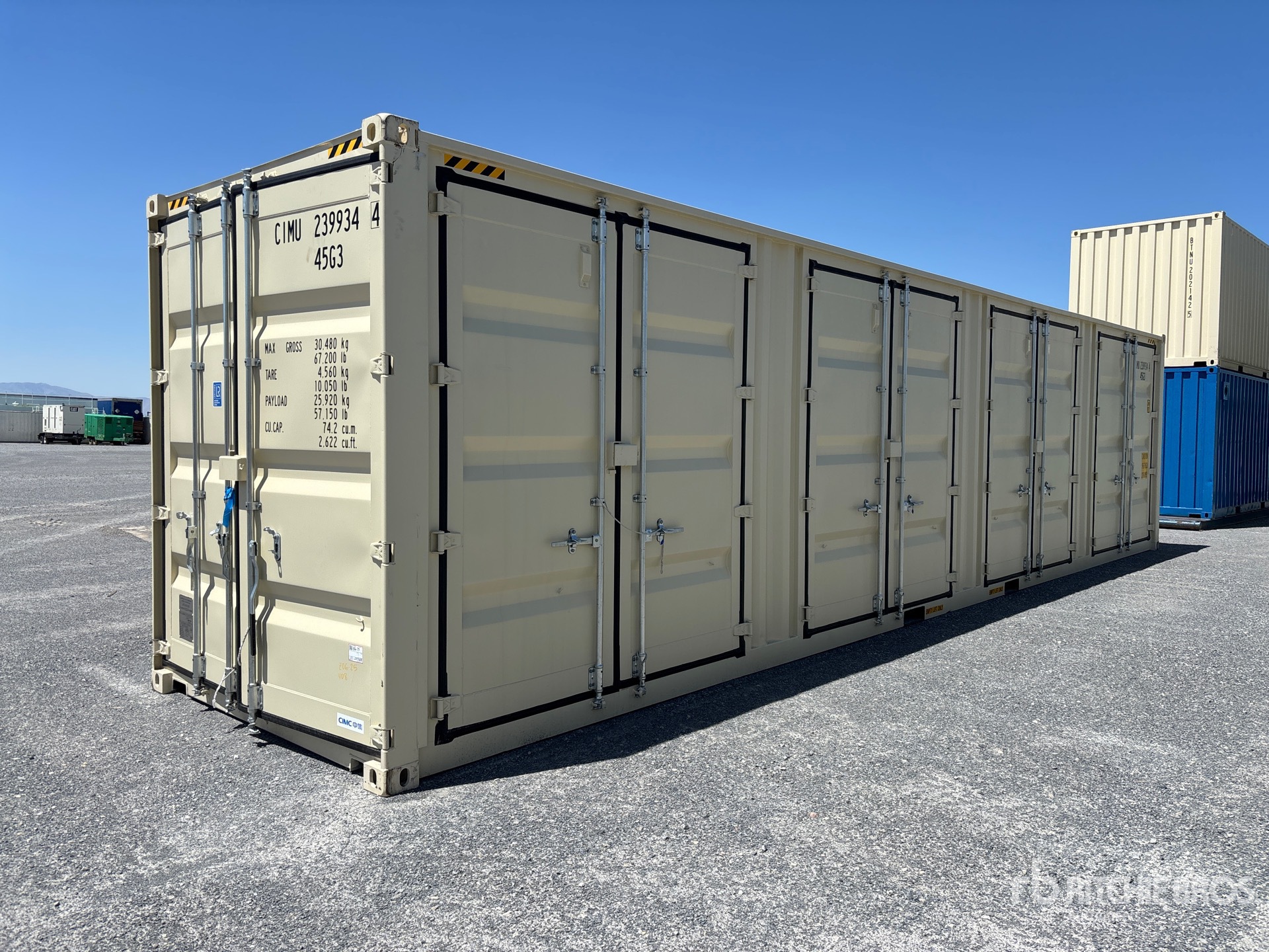 2026 40 ft High Cube Multi-Door Storage Container