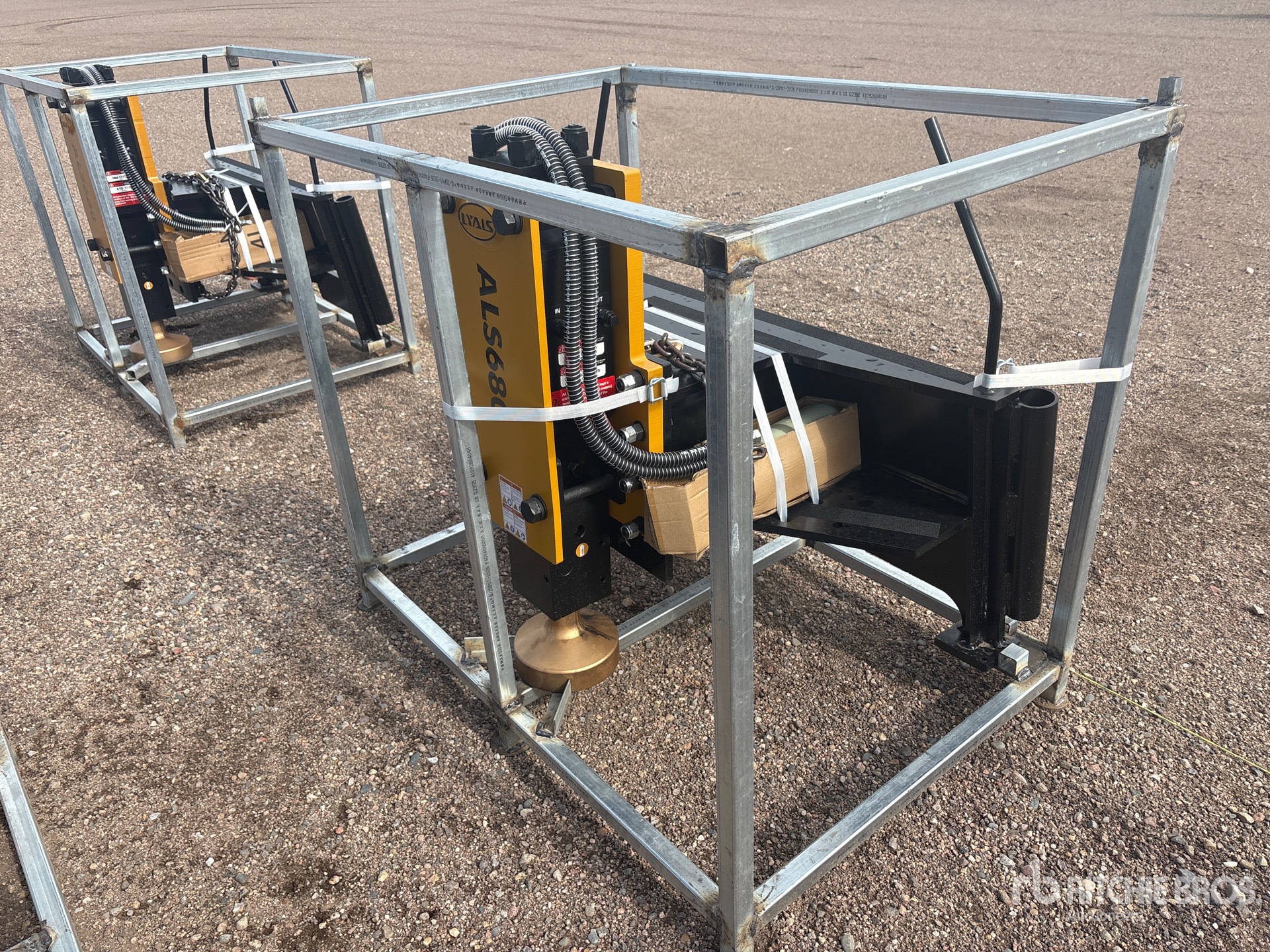 2026 LYALS ALS680 Skid Steer Post Driver (Unused)