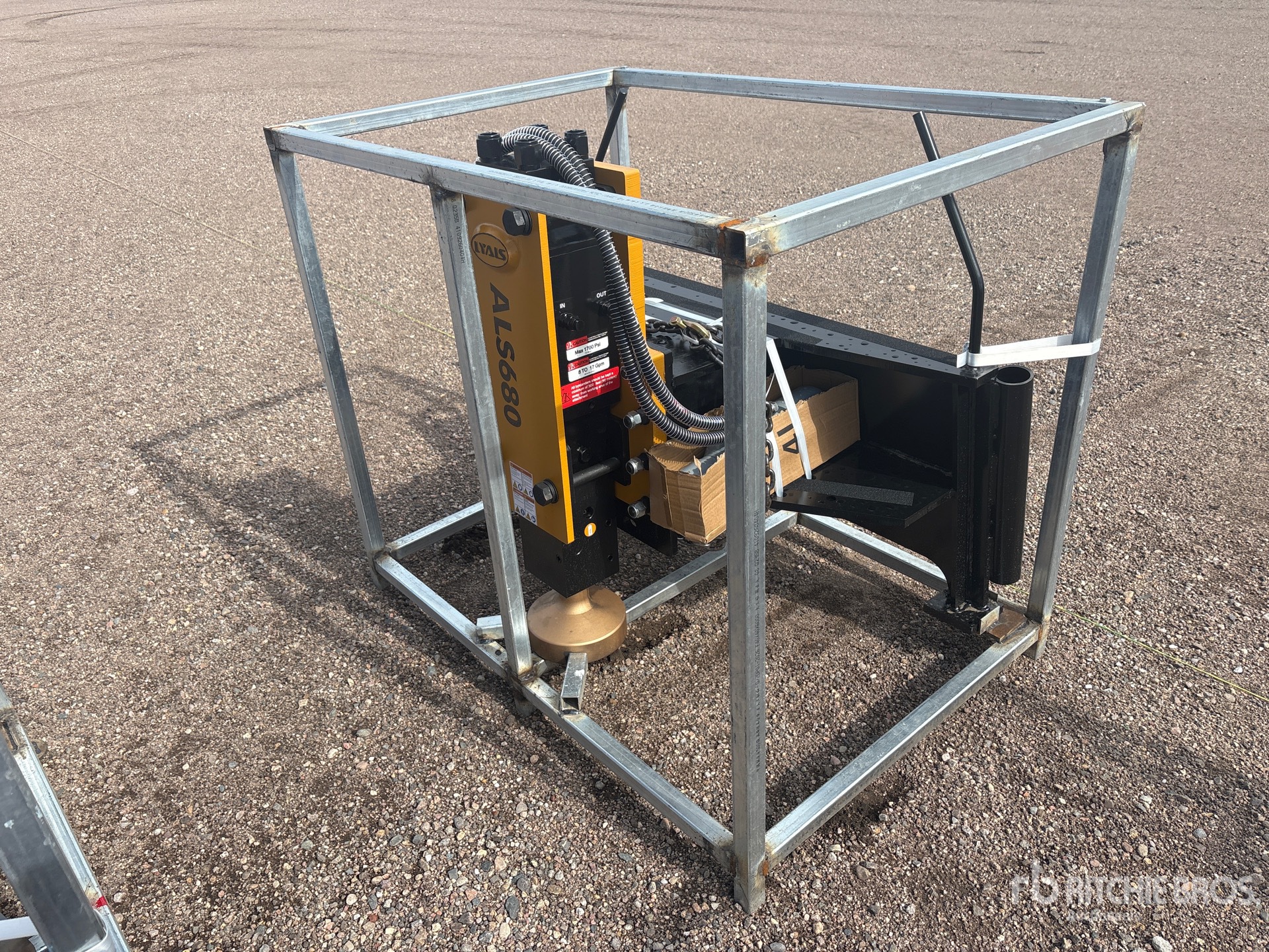 2026 LYALS ALS680 Skid Steer Post Driver (Unused)