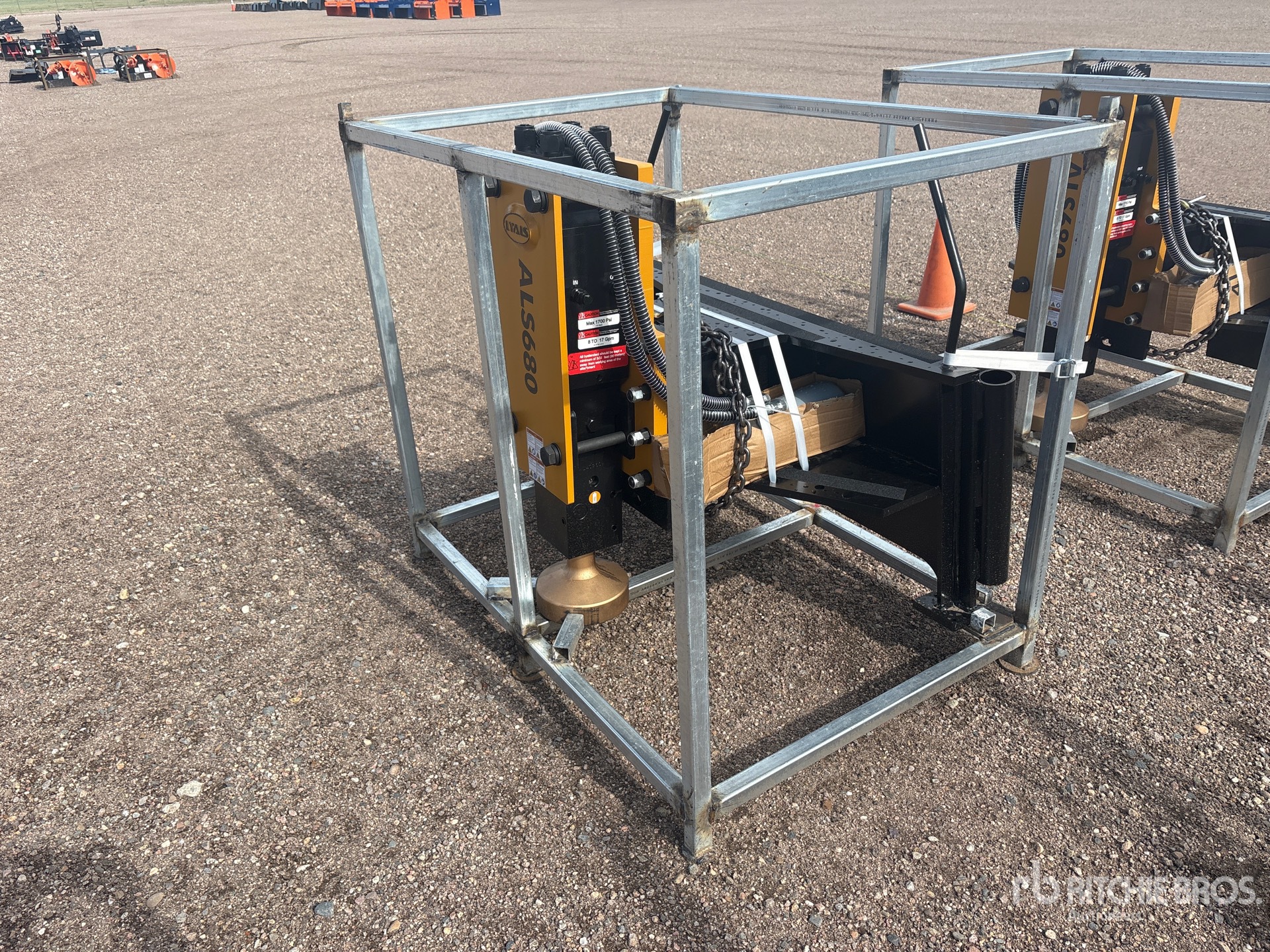 2026 LYALS ALS680 Skid Steer Post Driver (Unused)