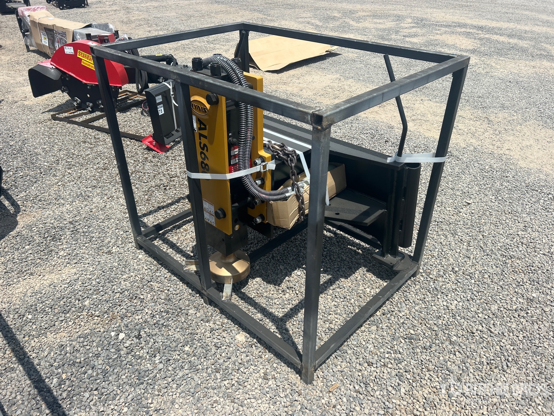 2026 LYALS ALS680 Skid Steer Post Driver (Unused)