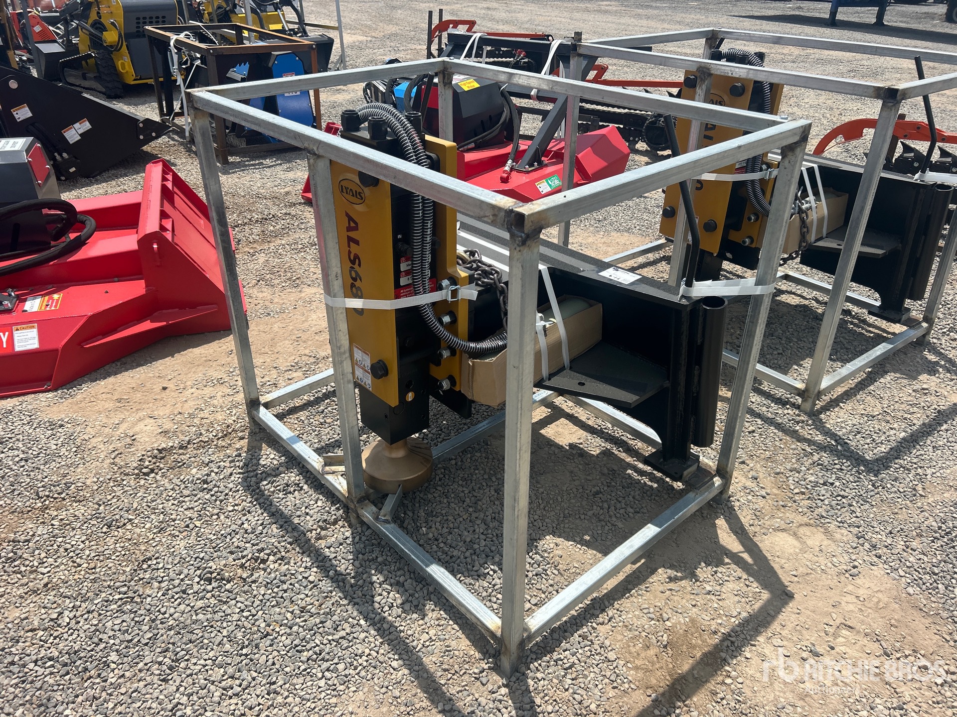 2026 LYALS ALS680 Skid Steer Post Driver (Unused)