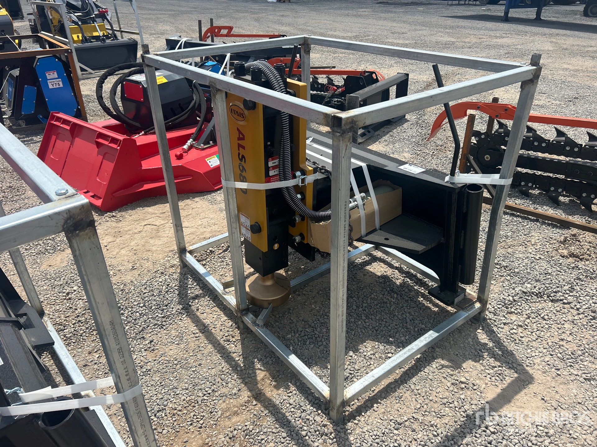 2026 LYALS ALS680 Skid Steer Post Driver (Unused)
