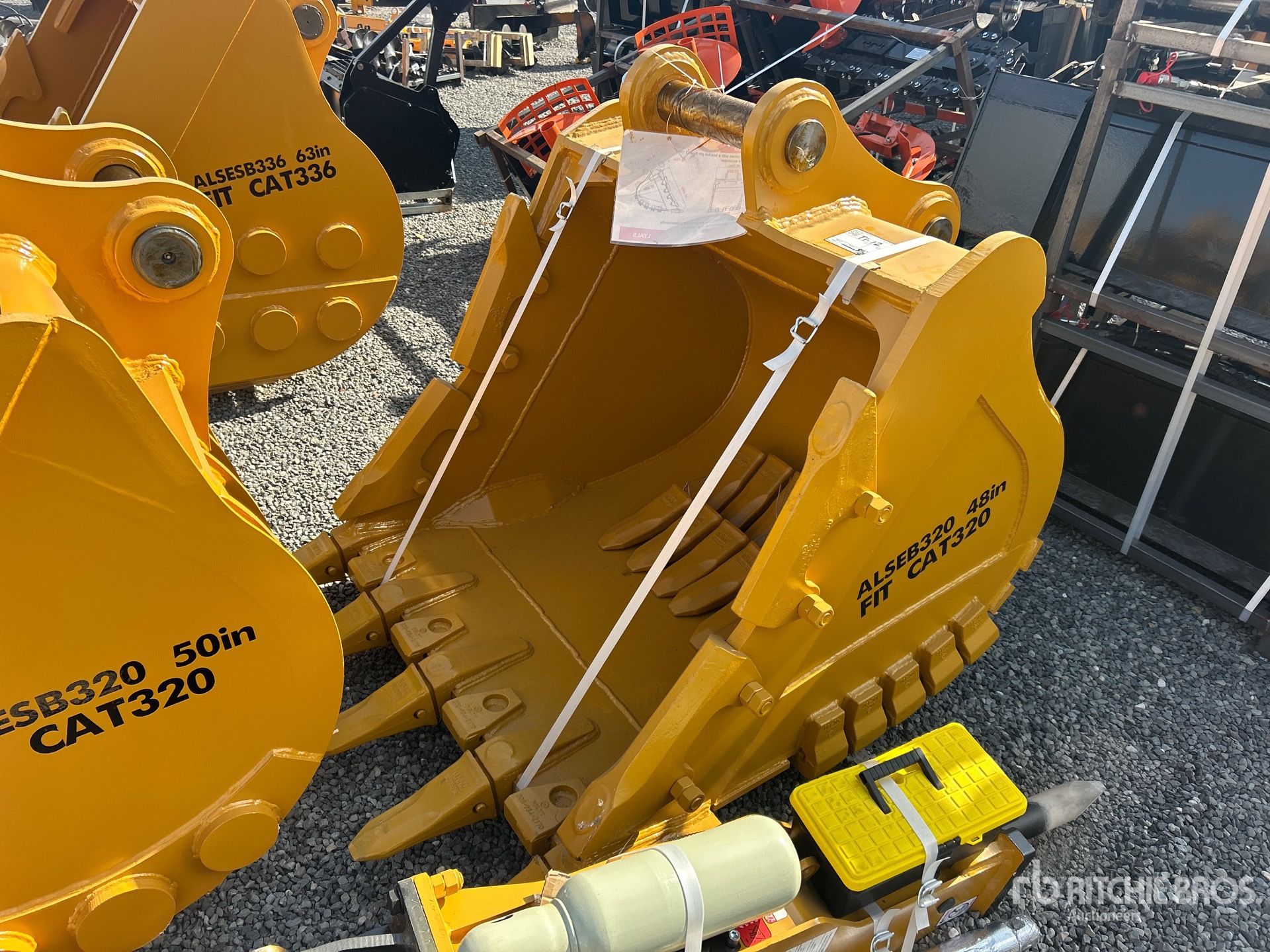 2026 LYALS ALS EB320 48 in Digging Excavator Bucket - Fits Cat 320 (Unused)