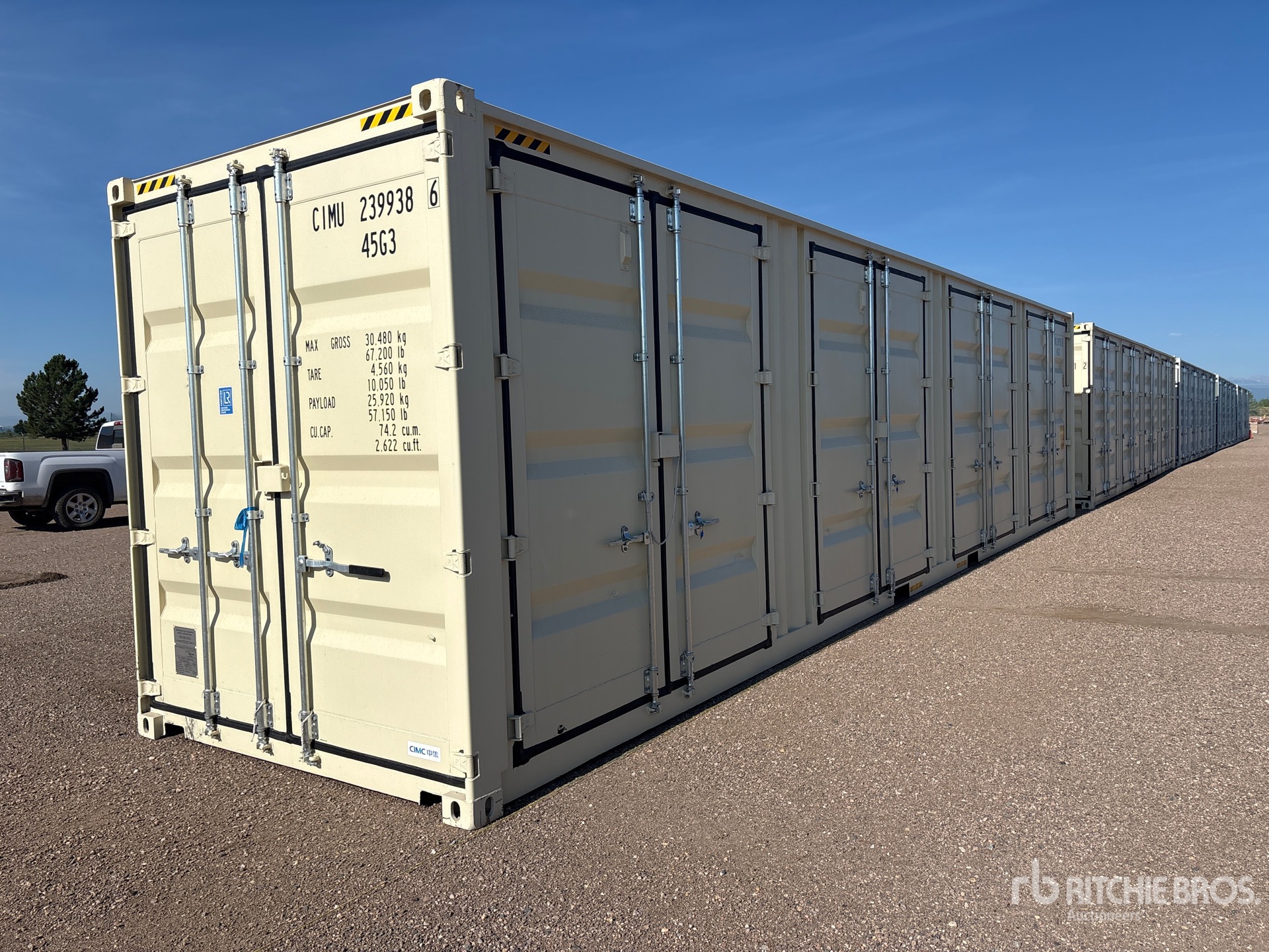 2026 40 ft High Cube Multi-Door Storage Container
