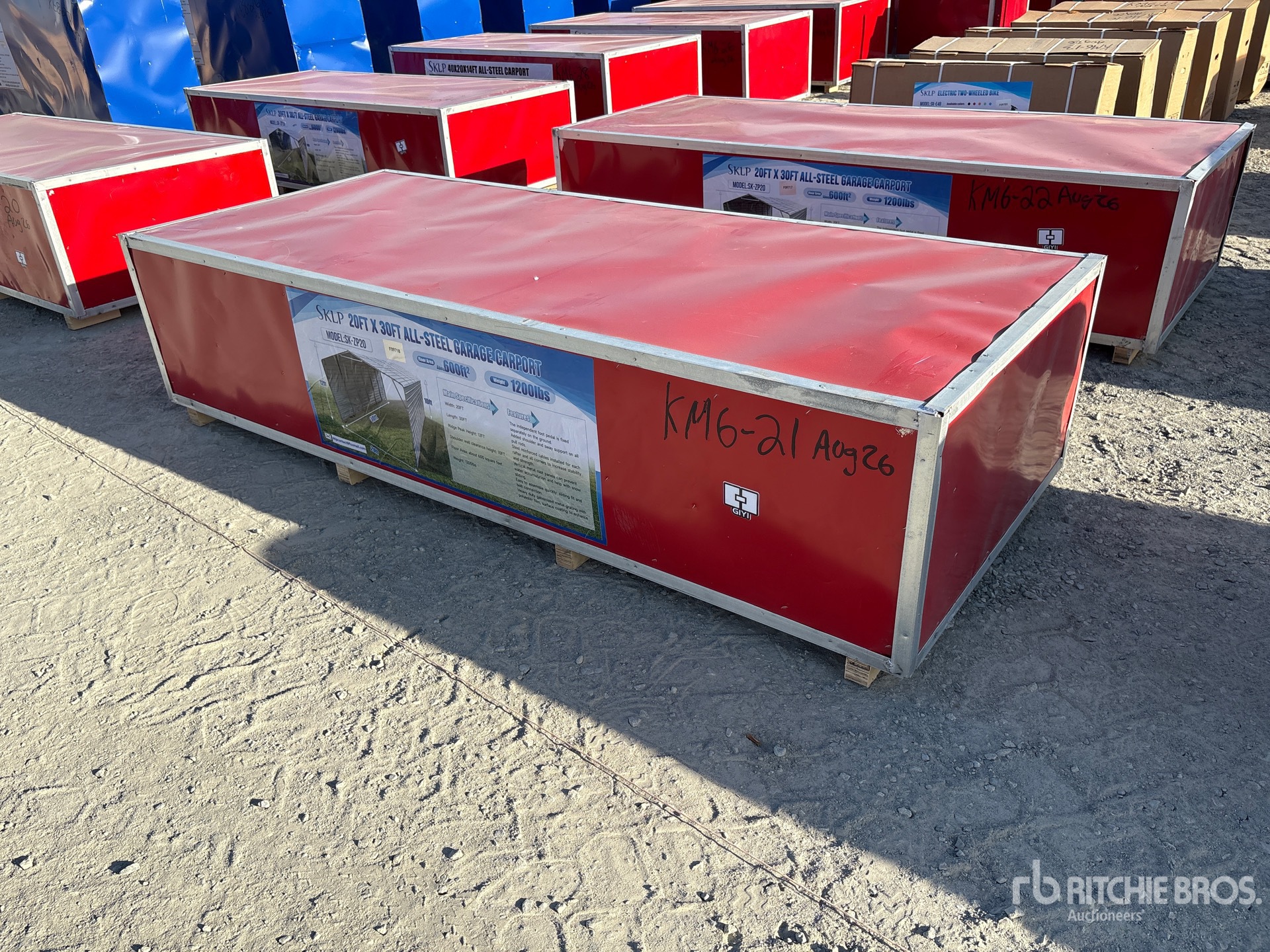 2026 SKLP SK-ZP20 20 ft x 30 ft Carport (Unused)