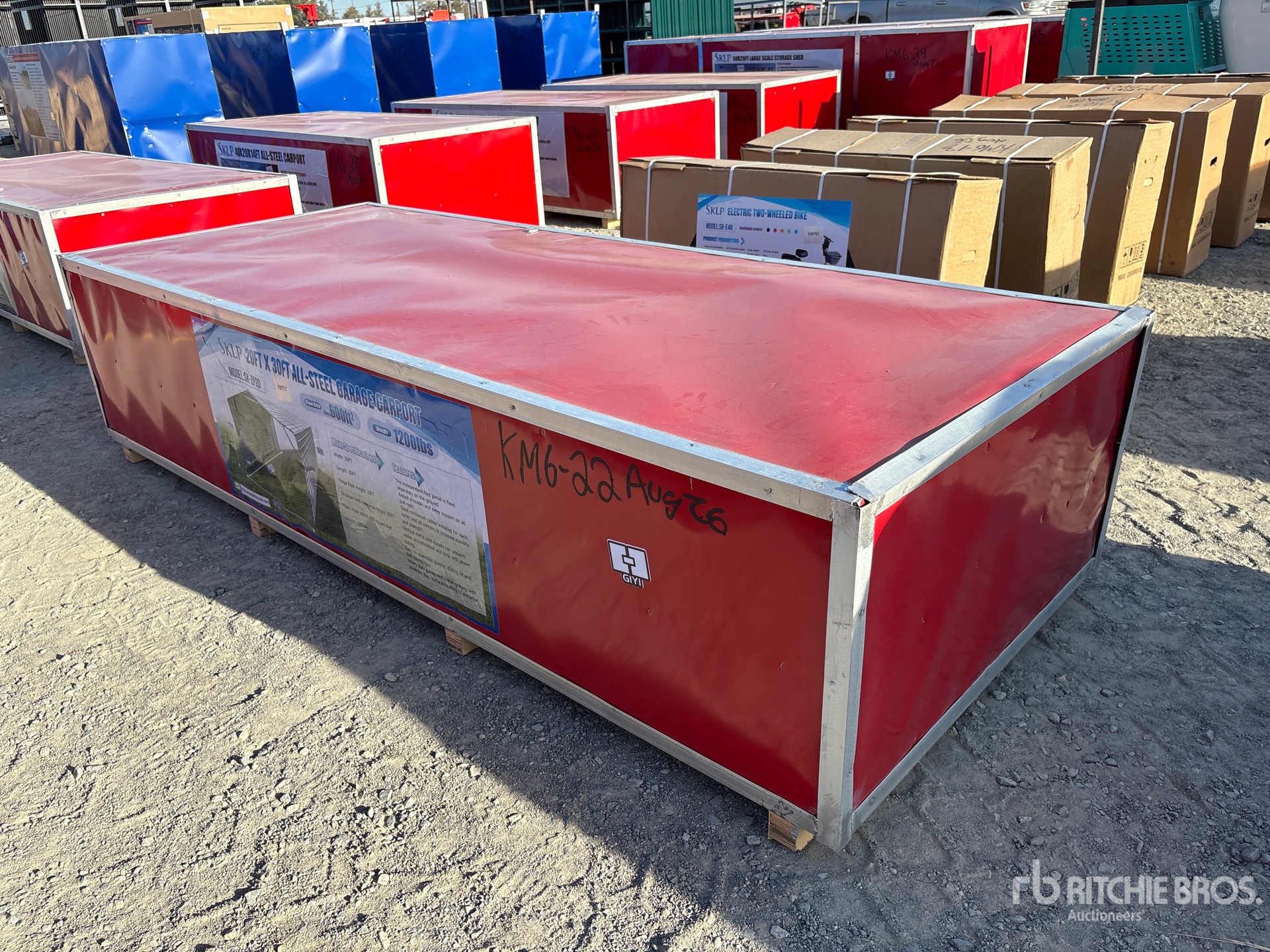2026 SKLP SK-ZP20 20 ft x 30 ft Carport (Unused)